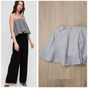 BABATON | Aritzia Eckerd Blouse Crop Tube Top Stripe | Sz. S